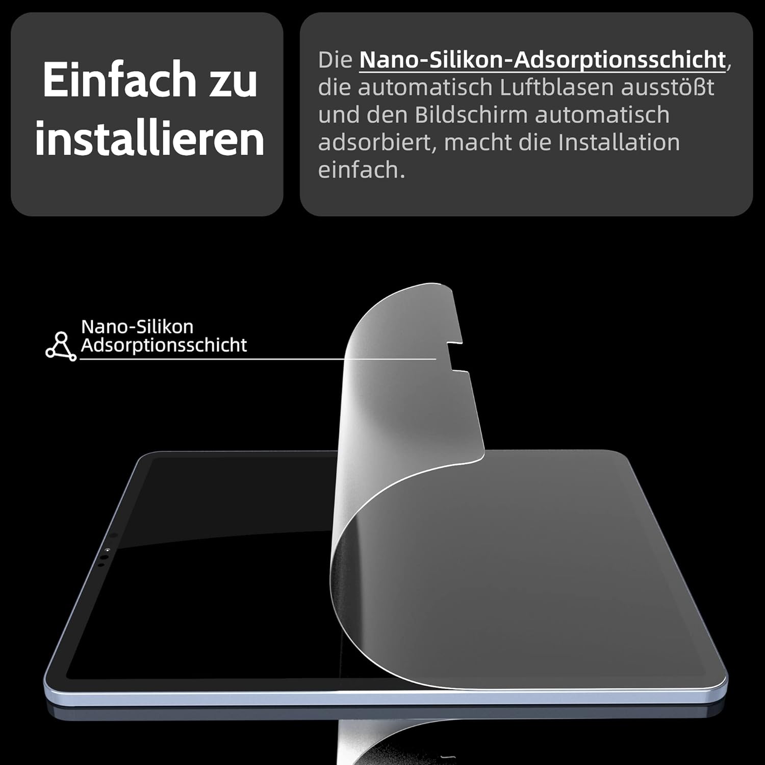 Thumbnail 4 de Protescreen 3 Stück Papierfolie Displayschutz für iPad 7./8./9. Generation (10,2 Zoll, matt)