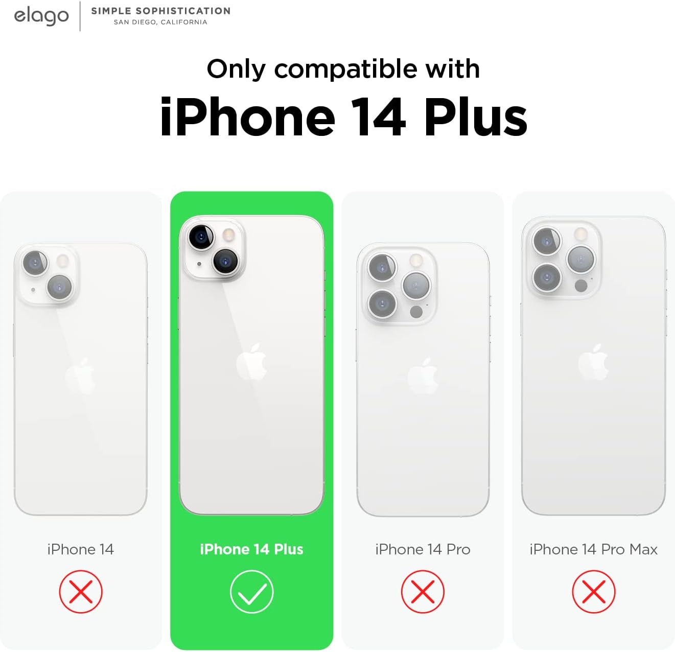 Detalle 2 de elago Coque magnétique Silicone pour iPhone 14 Plus 6,7"