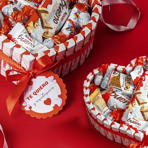 Detalle de Cesta de regalo de Chocolates Kinder Bueno para el Día de la Madre ONZA Sweet & Salted