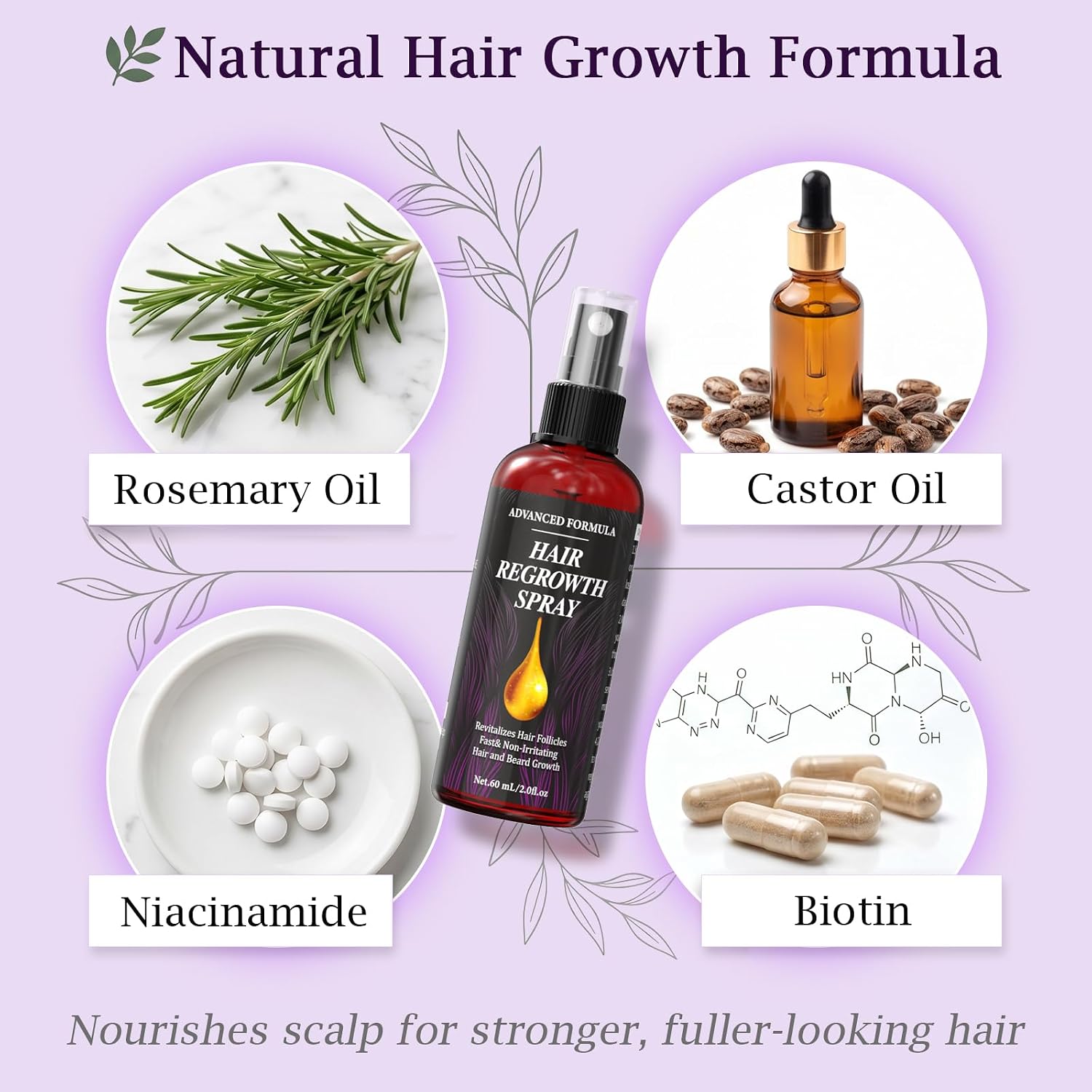 Thumbnail 1 de Voltuno Siero Capelli Rosmarino Ricino Anti-caduta – 60 ml