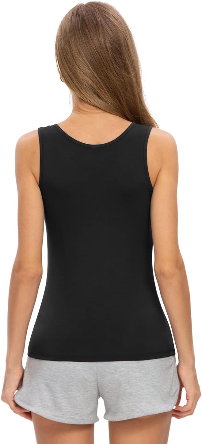 Thumbnail 1 de Vislivin Womens Supersoft Vest Tops Stretch Casual Tank Tops 3-4 Pack