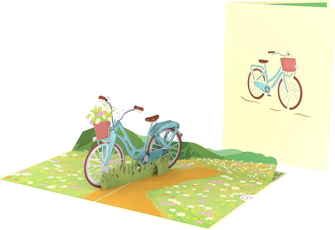Thumbnail 1 de papercrush Biglietto pop up con bicicletta e fiori – regalo originale per ciclisti e appassionati di bici