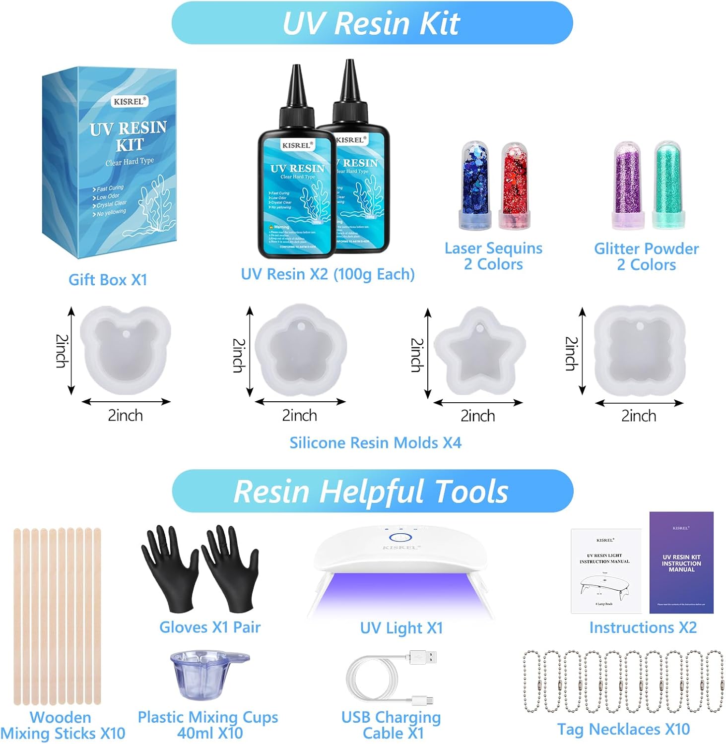 Thumbnail 1 de KISREL UV Resin Kit, 200g