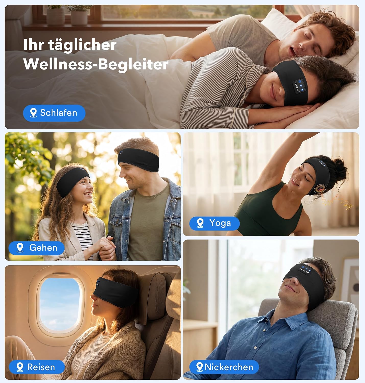 Thumbnail 6 de Schlafkopfhörer Bluetooth 16 Stunden