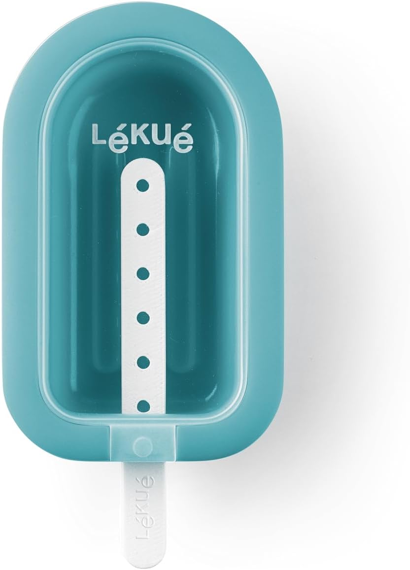 Detalle 2 de Lékué Set per mini ghiaccioli impilabile in silicone Mediterraneo, 6 unità