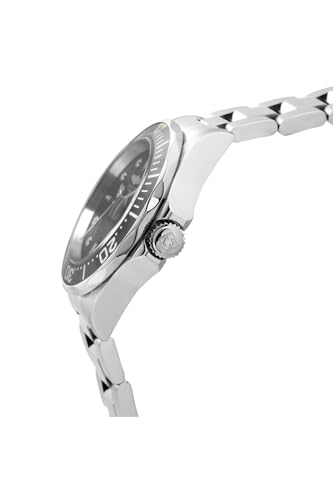 Detalle de Invicta Pro Diver 37 mm in acciaio inox con movimento al quarzo – Argento/Nero
