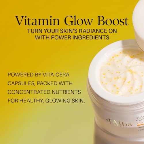 Detalle 2 de d’Alba Piedmont Crema facial hidratante profunda Vita Toning Capsule Cream con cápsulas Vita-Cera (55 ml)