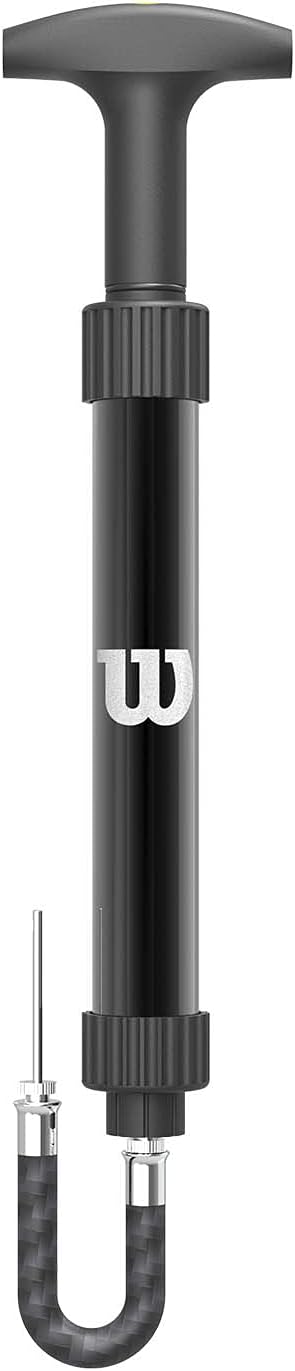 Detalle 2 de Wilson NBA Authentic Aluminum Pump – Pompa per palloni da basket in alluminio, nero
