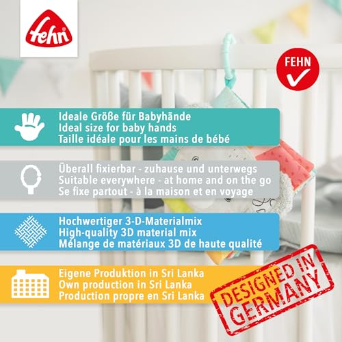 Detalle de Fehn Stoffbuch Otter Theo – Fühlbuch mit Tier-Motiven zum Greifen