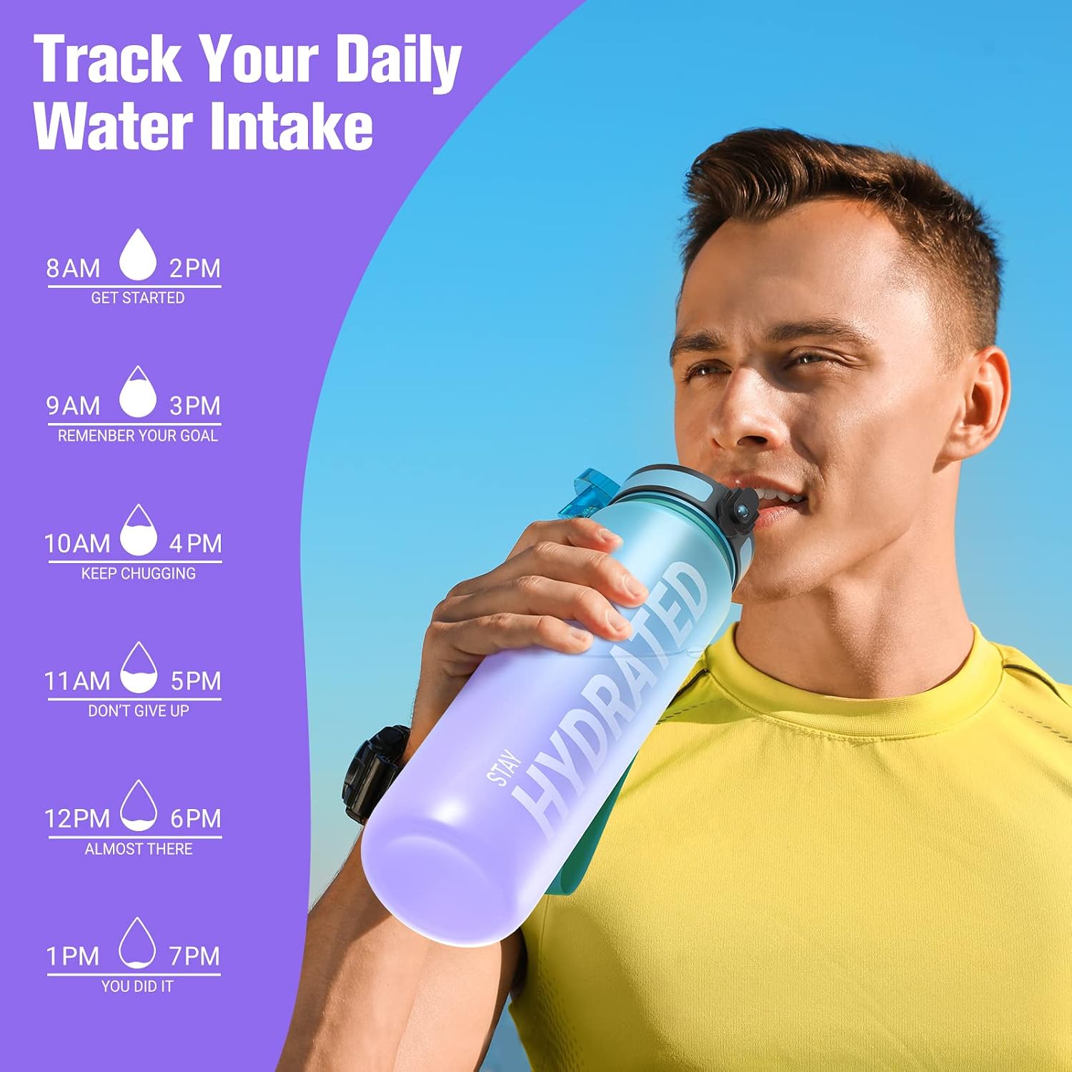 Detalle de Sahara Sailor 1L leakproof water bottle