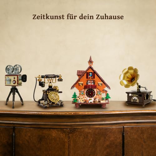 Thumbnail 6 de PANTASY Kuckucksuhr Klemmbausteine – motorisiertes Modell für Erwachsene
