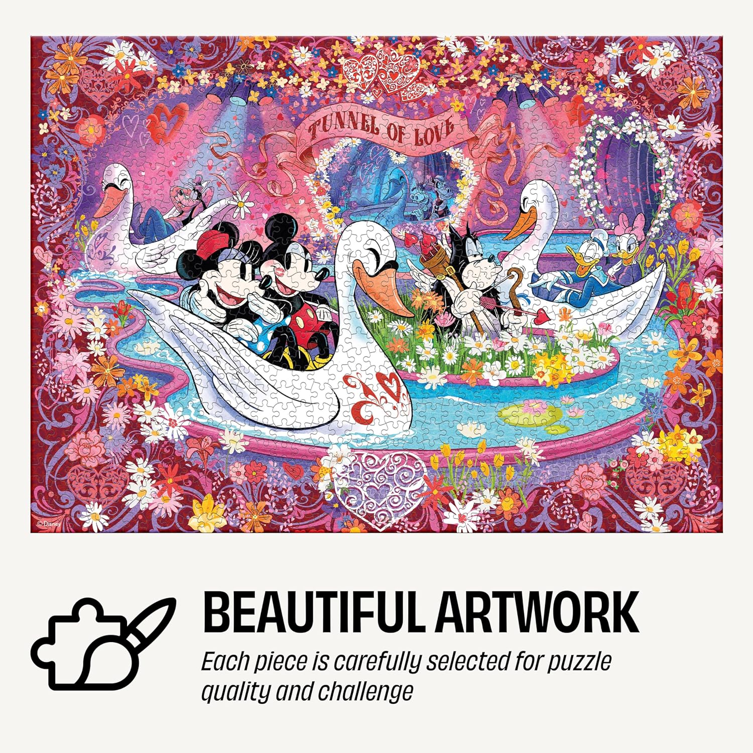 Detalle 2 de Buffalo Games Tunnel of Love 1000-piece puzzle 🎲