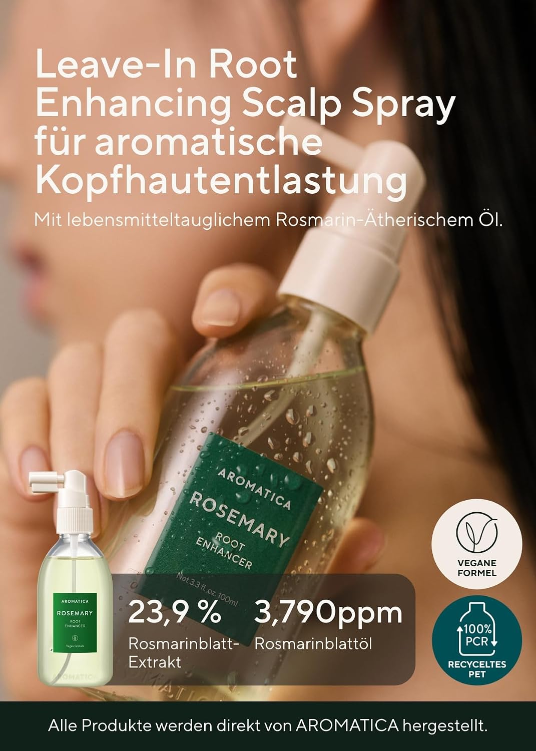 Detalle 2 de AROMATICA Rosmarinwurzel-Verstärker 100 ml