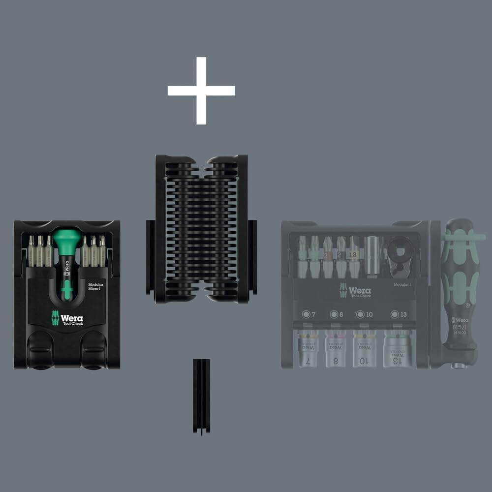 Thumbnail 2 de Wera Tool-Check Modular Micro 1, 21-teilig — Präzises微werkzeug-Set für Feinmechanik
