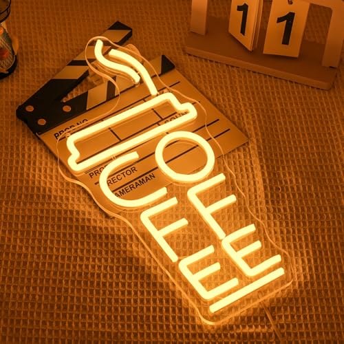 Thumbnail 4 de LMSIGNLY Kaffee Neon Schild – Wanddekoration mit warmer Weißlicht, USB betrieben