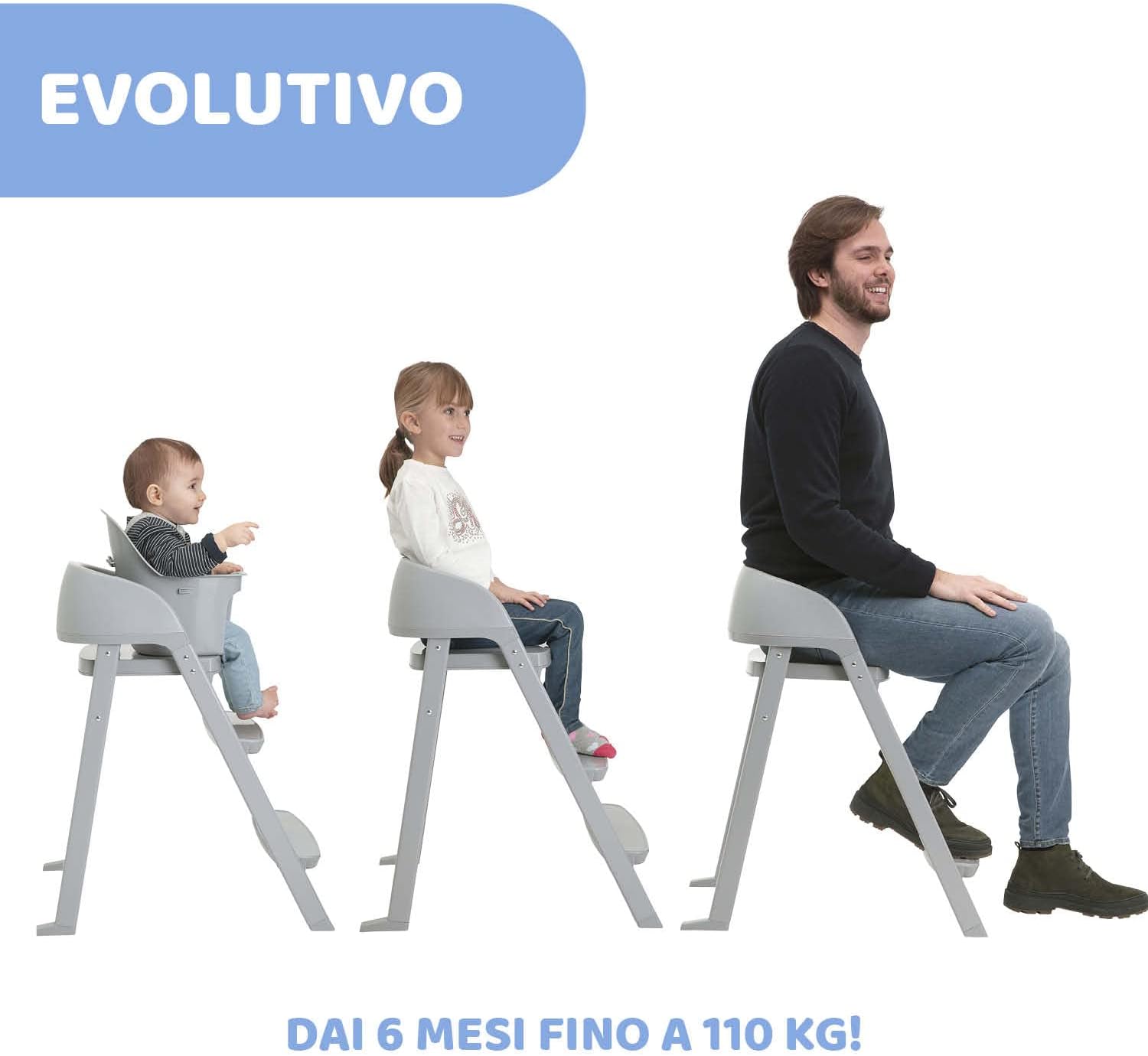 Detalle 2 de Chicco Crescendo Lite sedia evolutiva 6-36 mesi