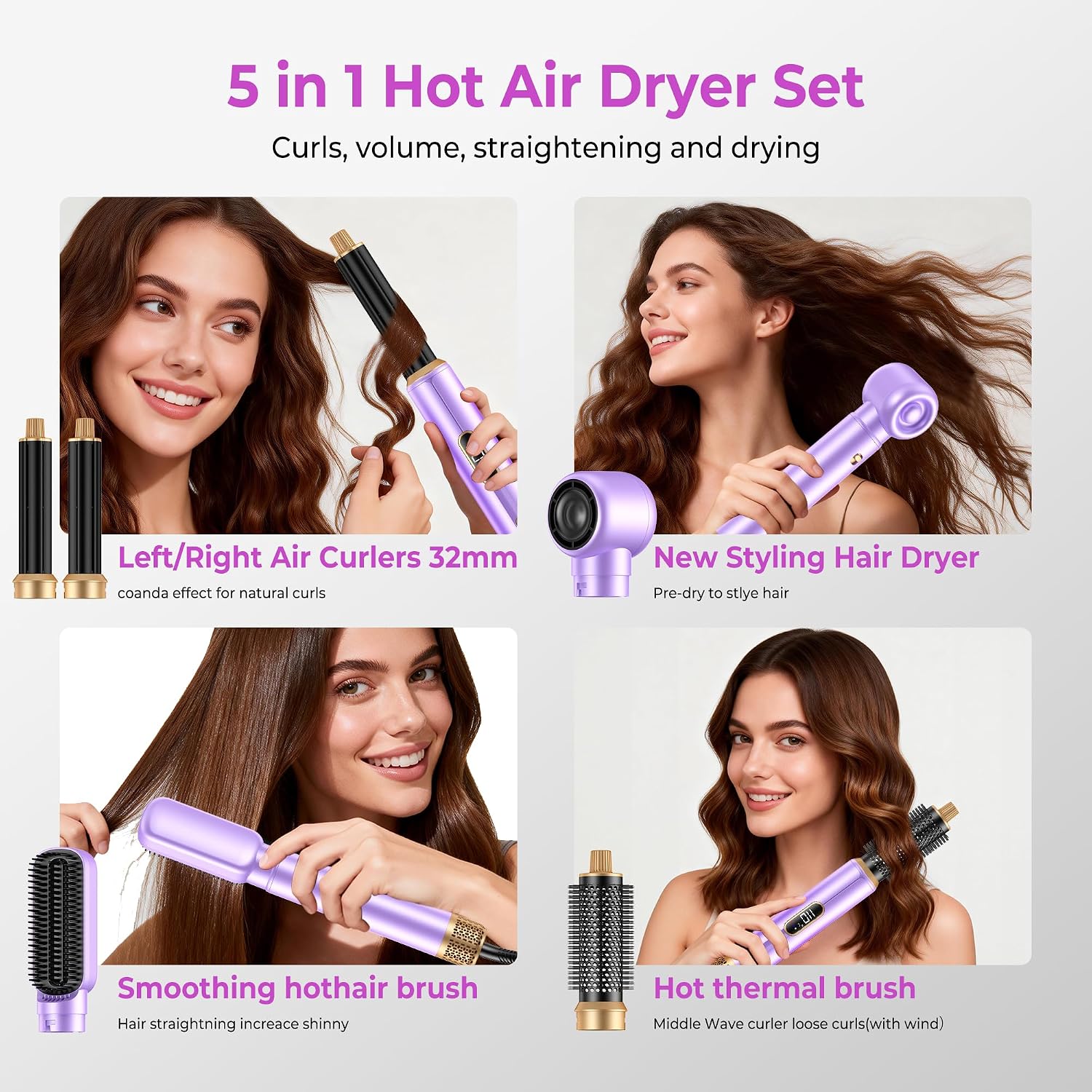 Thumbnail 5 de UMIGA All-in-One Hot Air Styler: 5-in-1 Hair Air Styler for Home and Travel