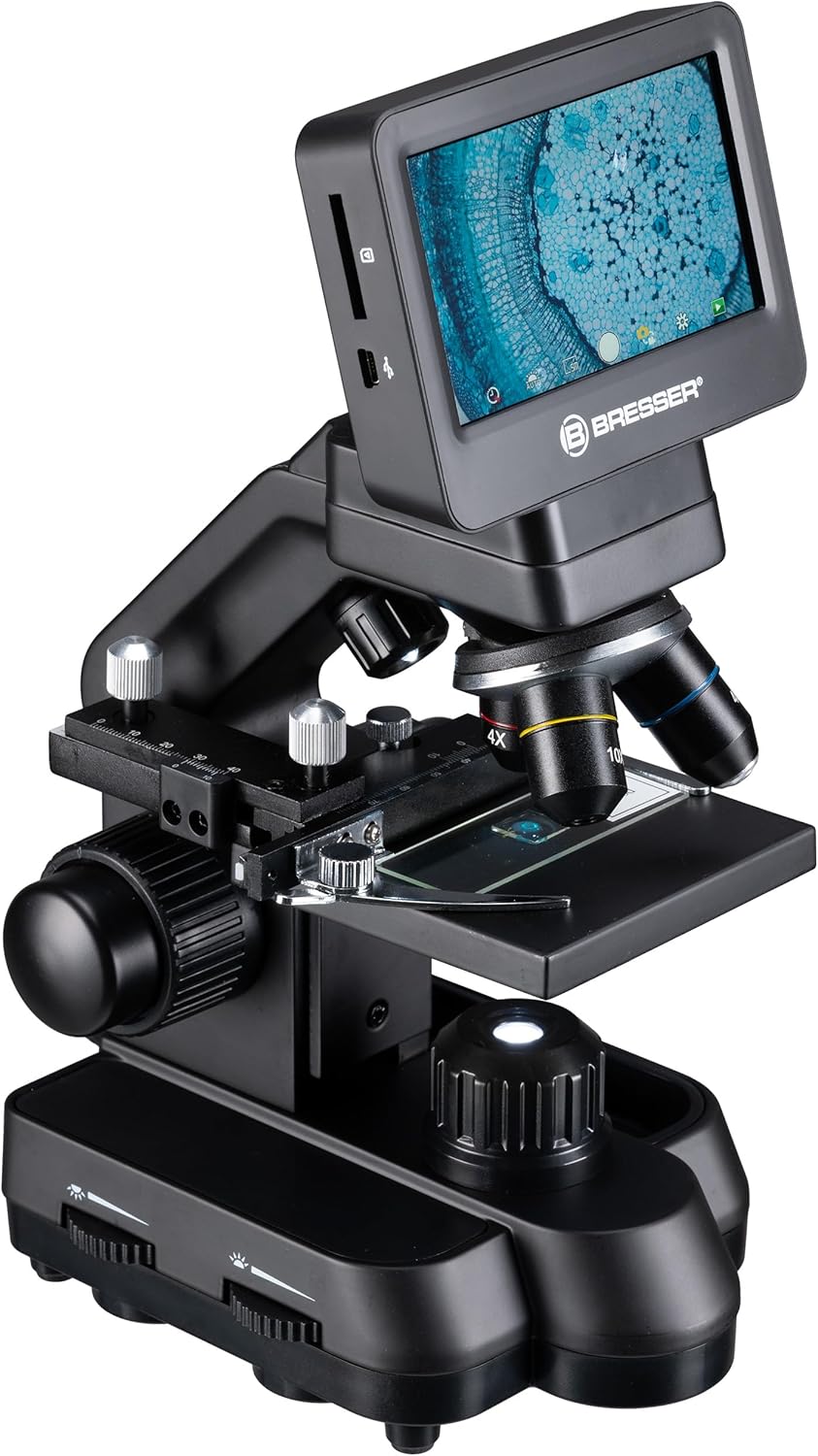 Detalle de Bresser Biolux Touch 5 MP LCD Mikroskop – vielseitig für Schule und Hobby