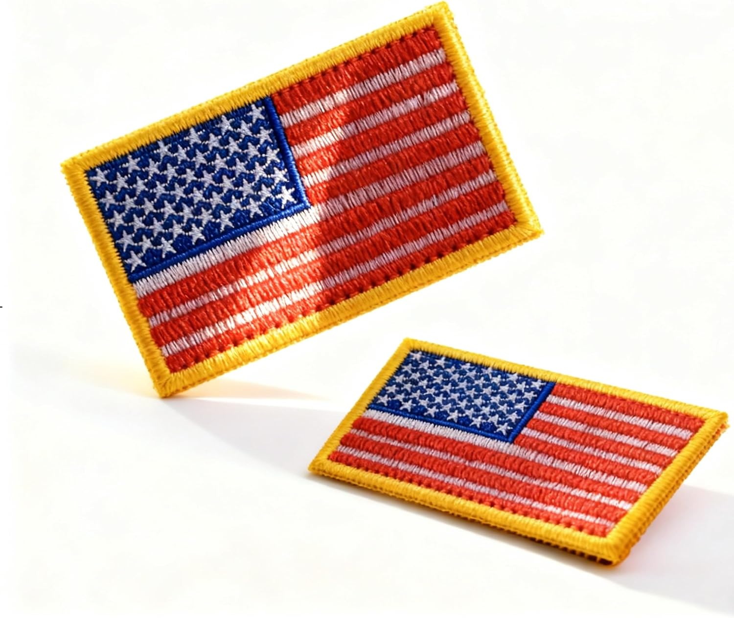Detalle de Walitefu American Flag Patches, 3.0 x 2.0 Inches