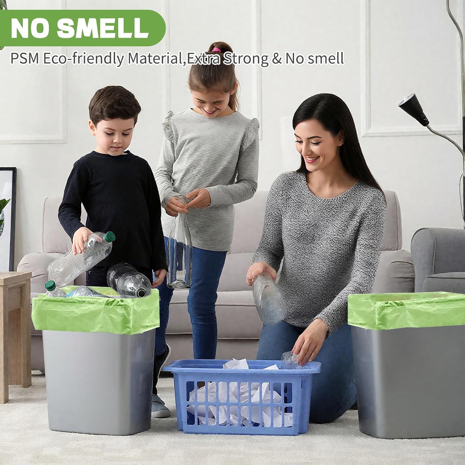 Thumbnail 4 de BODFPPC 100 Pack Biodegradable Bin Bags 20L