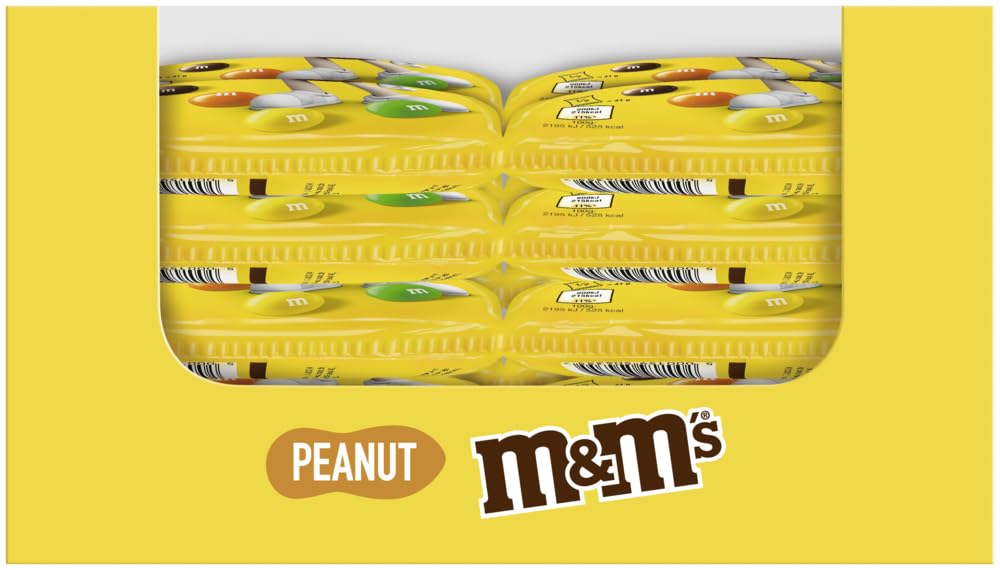 Detalle 2 de M&M'S Peanut – Schokolinsen mit Erdnusskern, 16x82 g