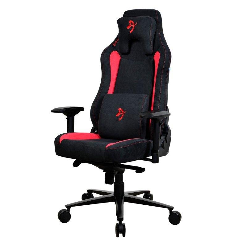 Detalle 2 de Silla de videojuegos Arozzi Vernazza Supersoft Red ergonómica con reposabrazos 4D
