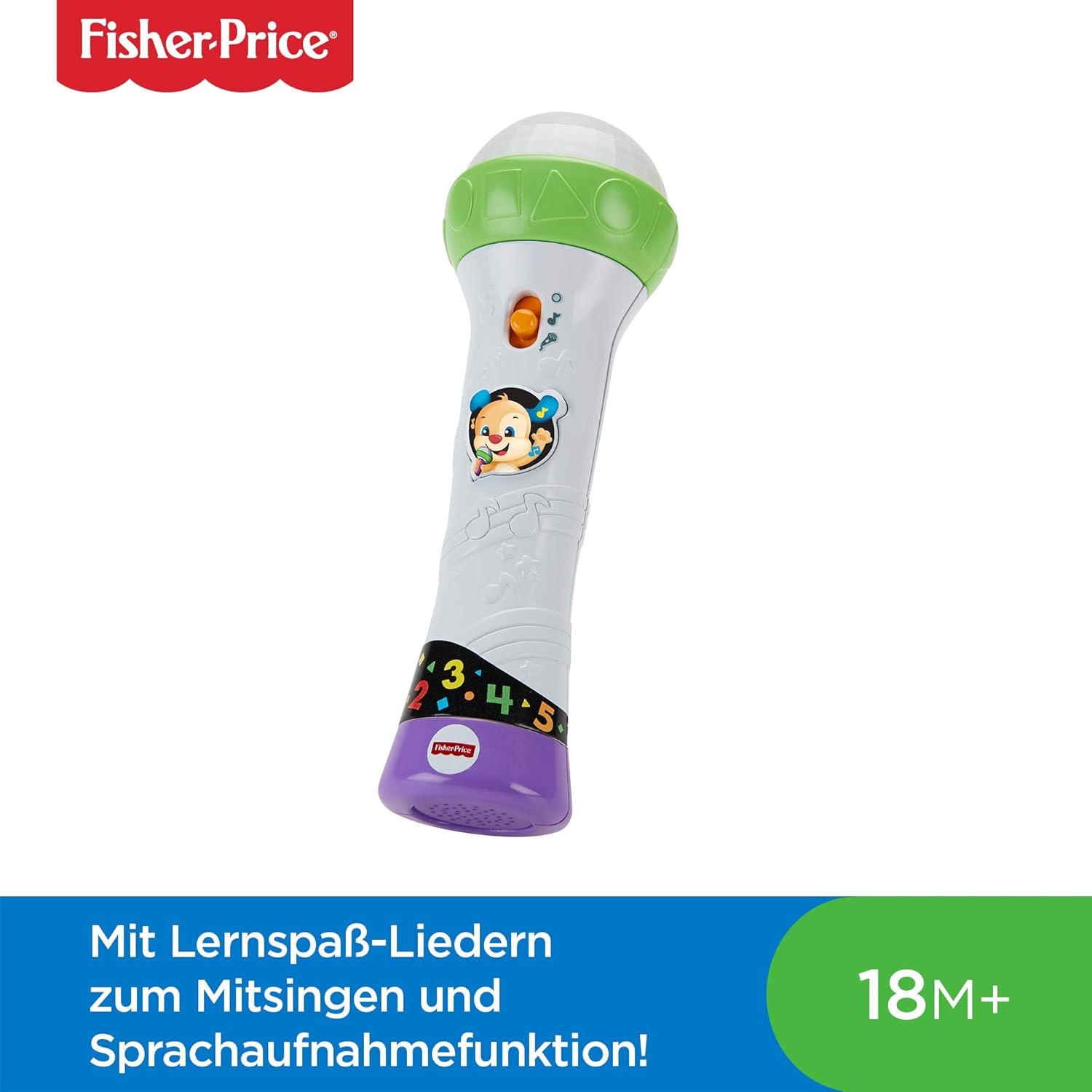 Detalle 2 de Fisher-Price FBP32 Lernspaß Mikrofon ab 18 Monaten
