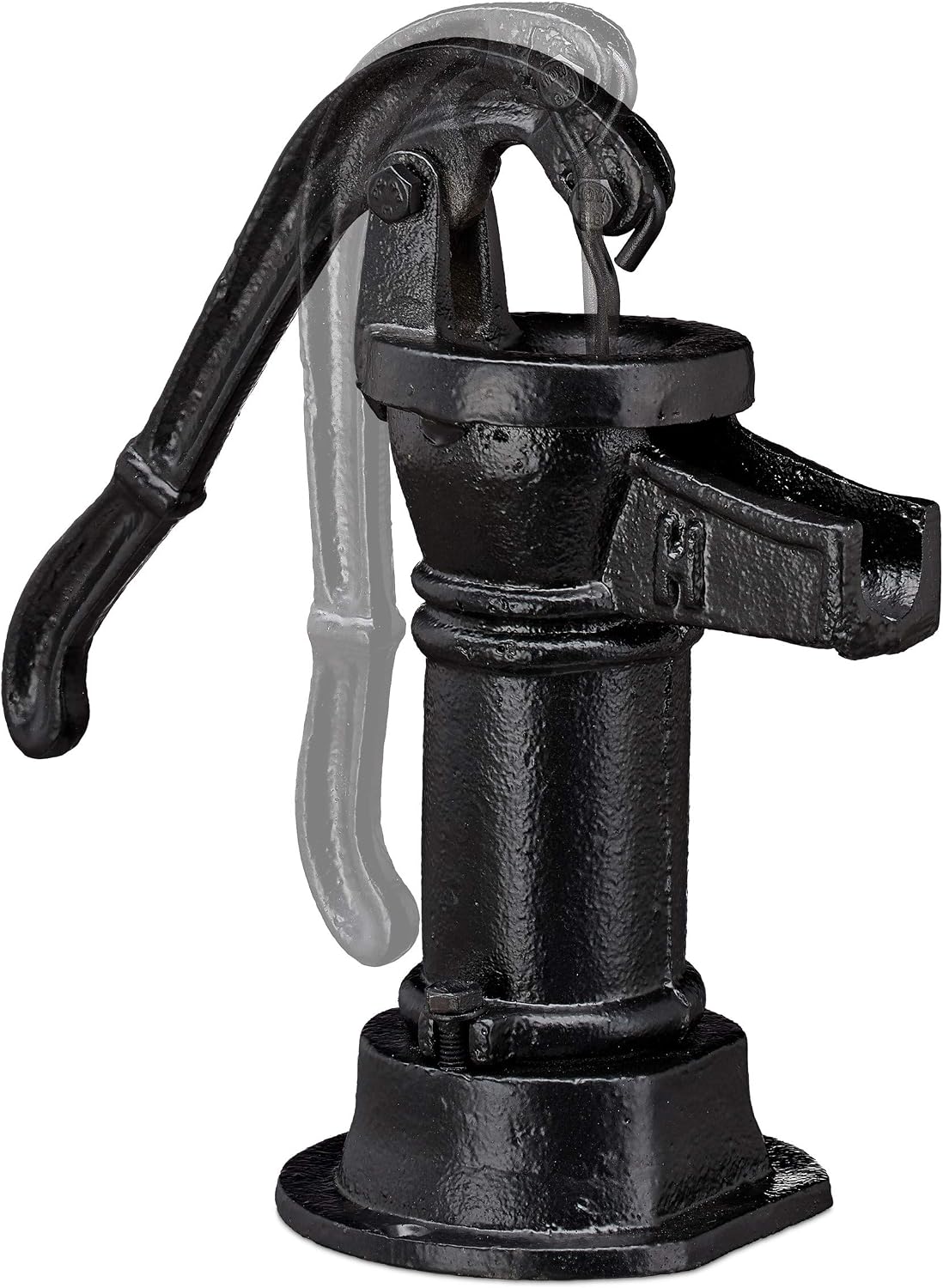 Thumbnail 5 de Relaxdays Decorative Pump, Cast-Iron Mini Garden Ornament in Black