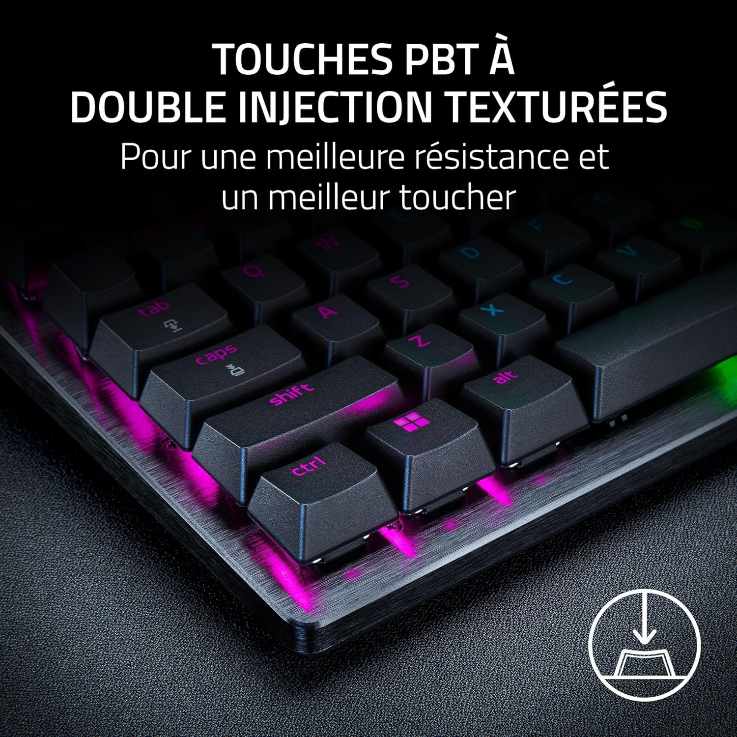 Thumbnail 6 de Razer Huntsman V3 Pro (Switches Analog) clavier gamer optique AZERTY noir