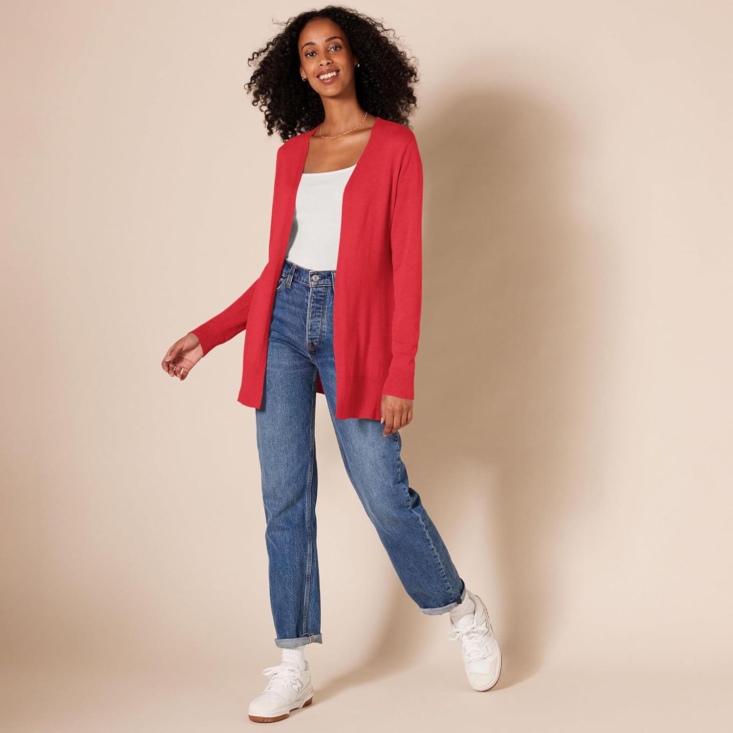Thumbnail 2 de Amazon Essentials Women’s Lightweight Long Open-Front Cardigan (Plus Size available)
