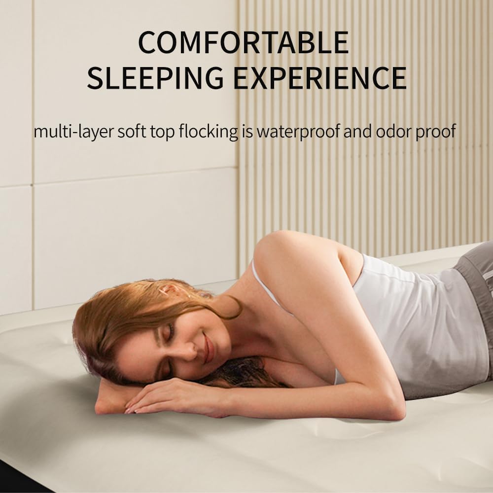 Thumbnail 4 de SENNOUL Air Mattress Queen 16" inflatable bed
