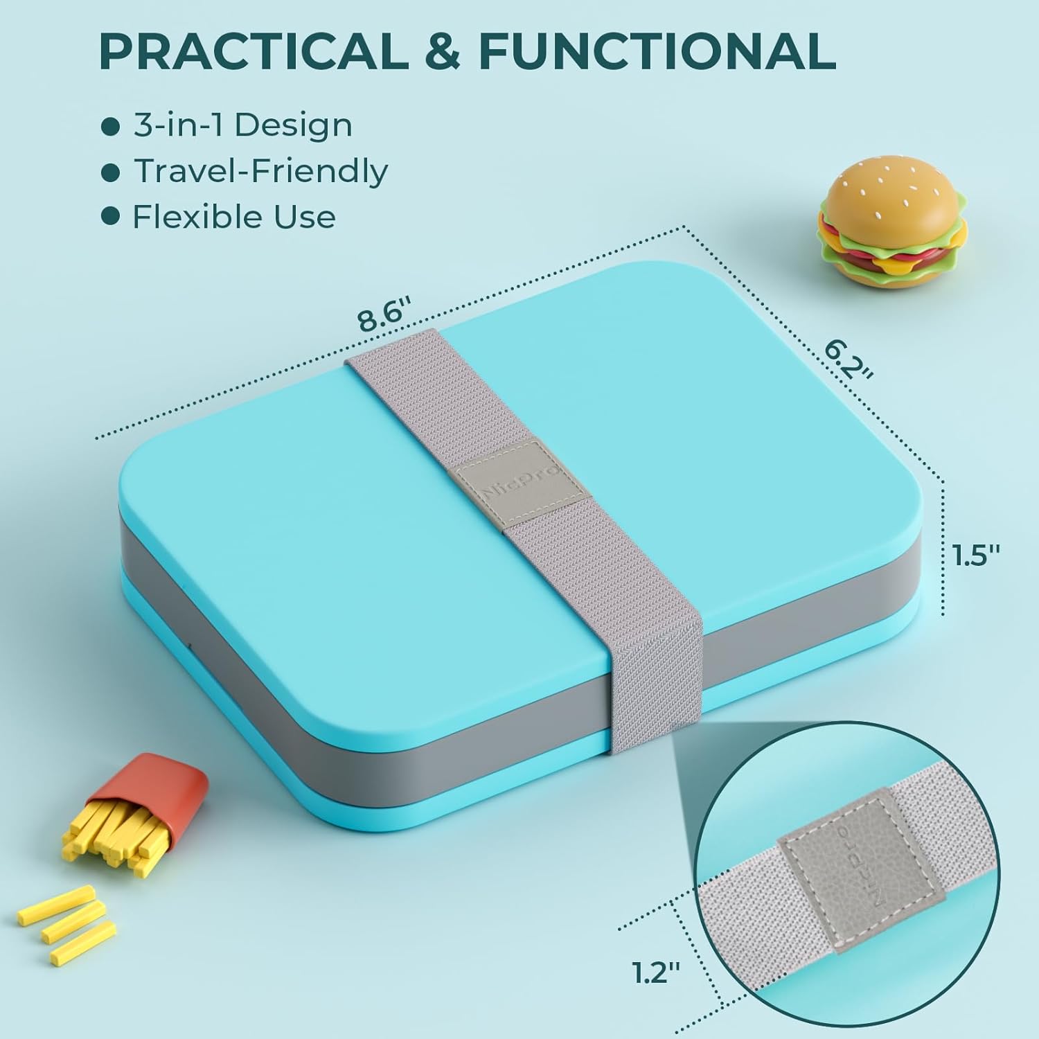 Thumbnail 1 de Nicpro Stay Wet Palette 24,4 cm 🎨