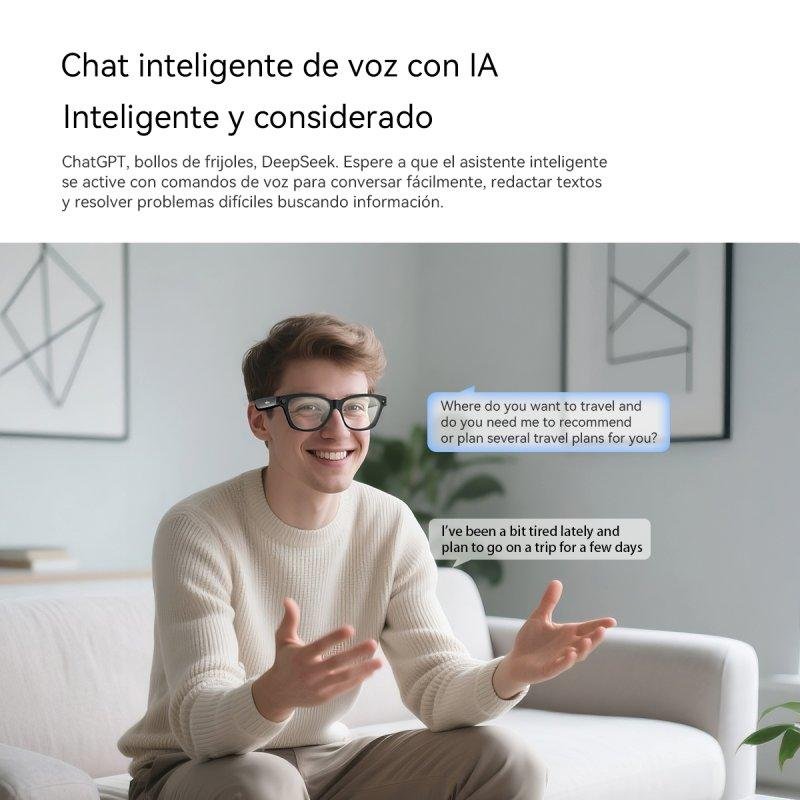 Thumbnail 2 de Blackview BV100: Gafas inteligentes con cámara de 8 MP, IA y traducción en tiempo real