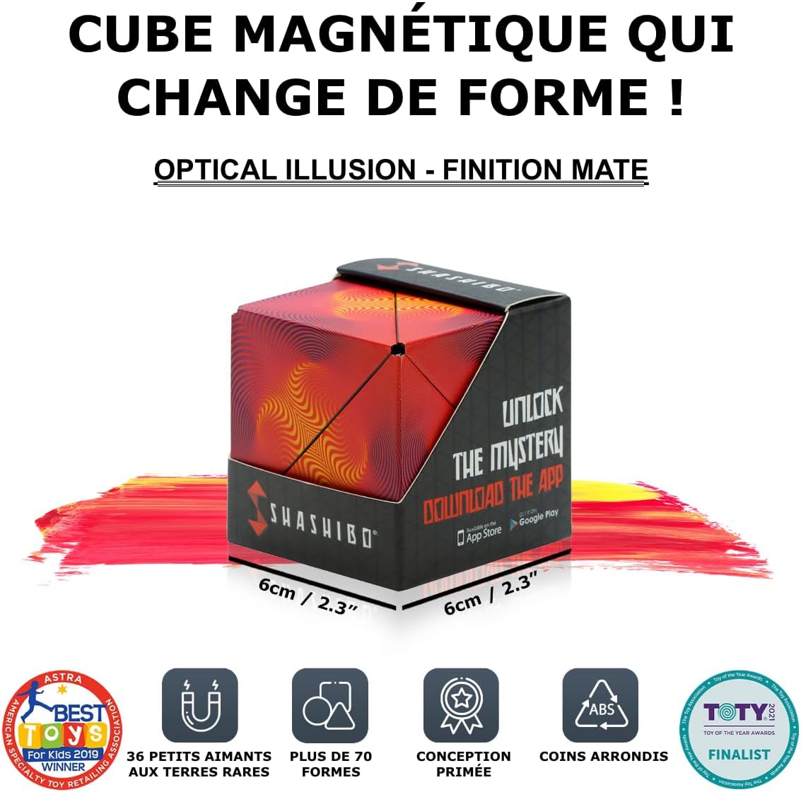 Detalle 2 de Shashibo Cube Transformable 36 aimants 🎲
