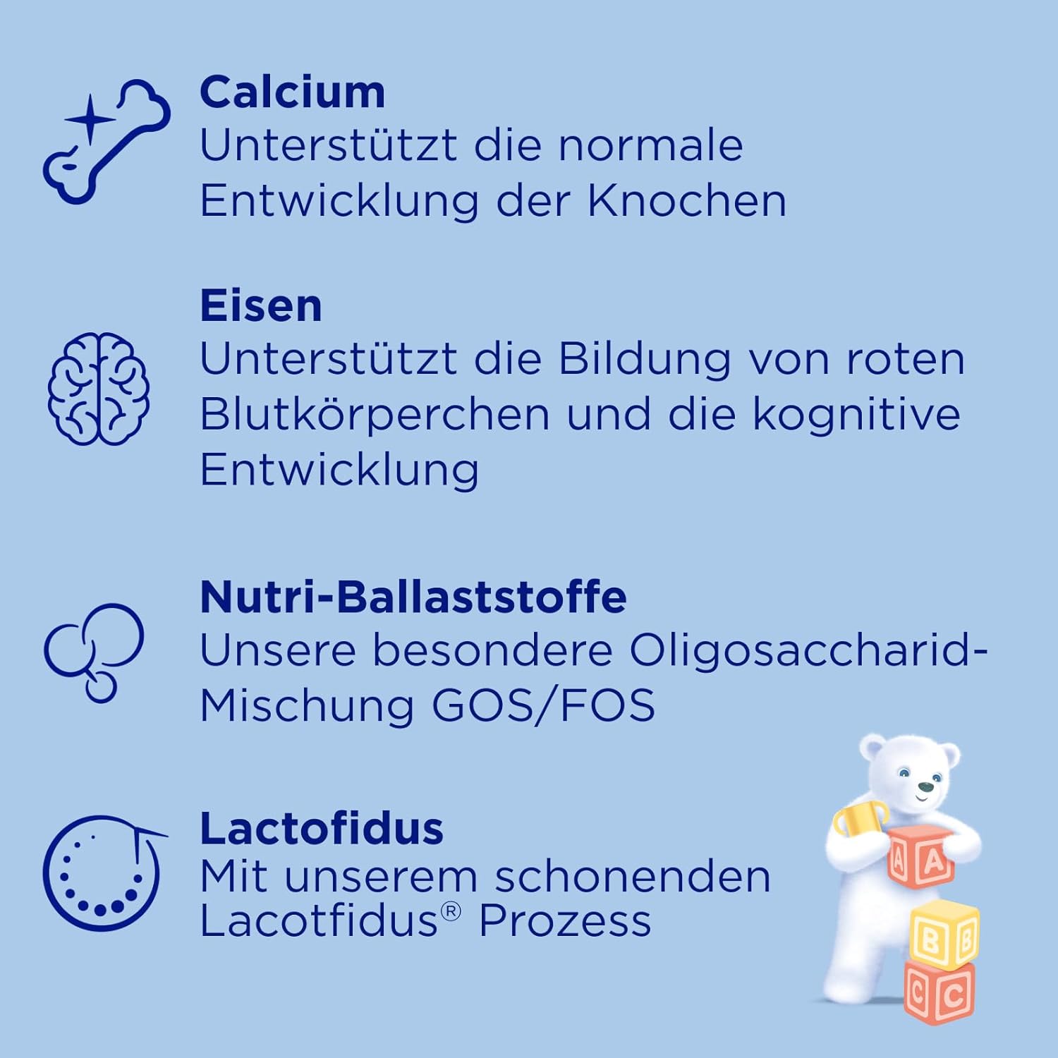 Detalle de Aptamil Kindermilch 1 Plus ab 1 Jahr – 800 g
