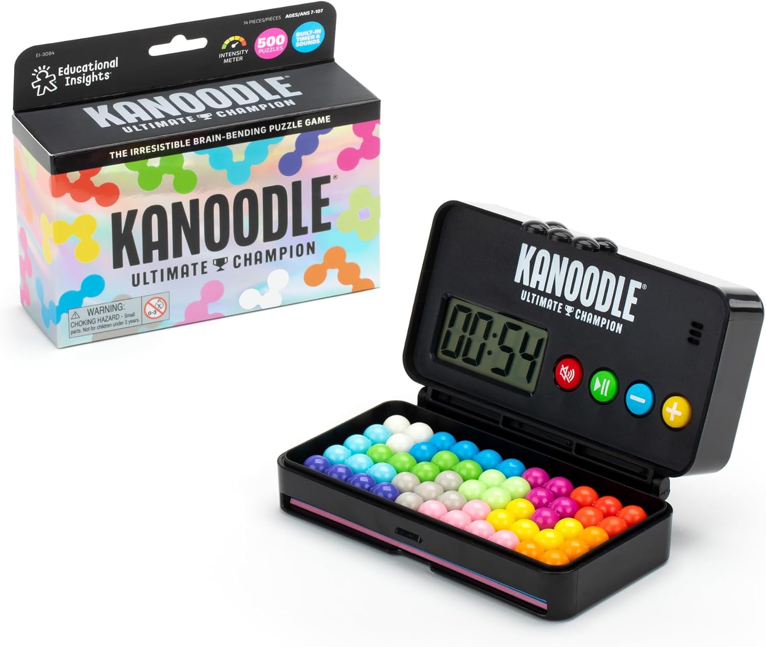 Detalle de Learning Resources Kanoodle Ultimate Champion puzzelspel met 500 uitdagingen en timer