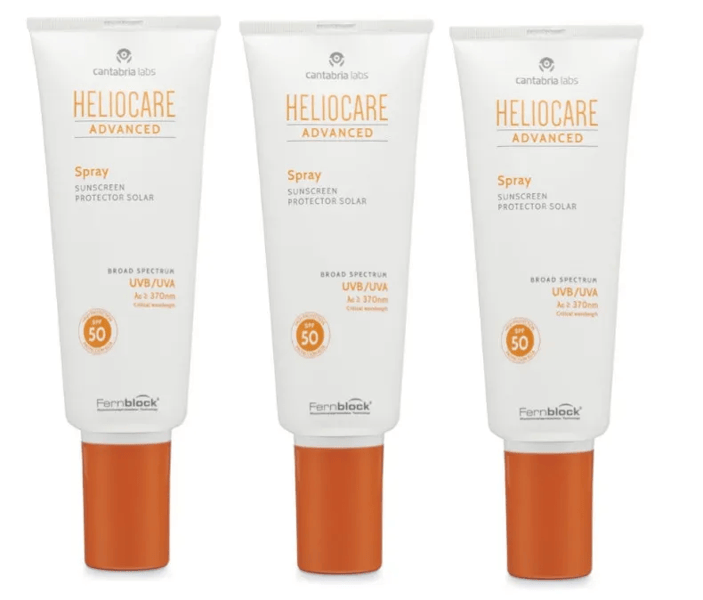 Heliocare Advanced Spray SPF50 3x200 ml de Cantabria Labs: protección solar en spray para pieles expuestas