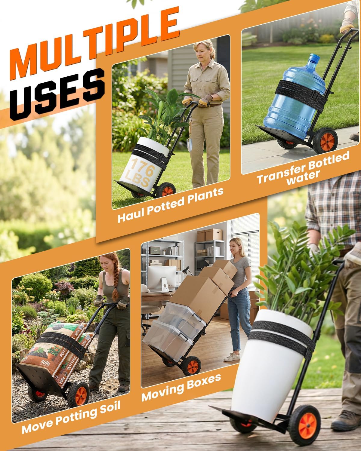 Thumbnail 6 de OICIPT Plant Caddy with Wheels, 176 lb Capacity