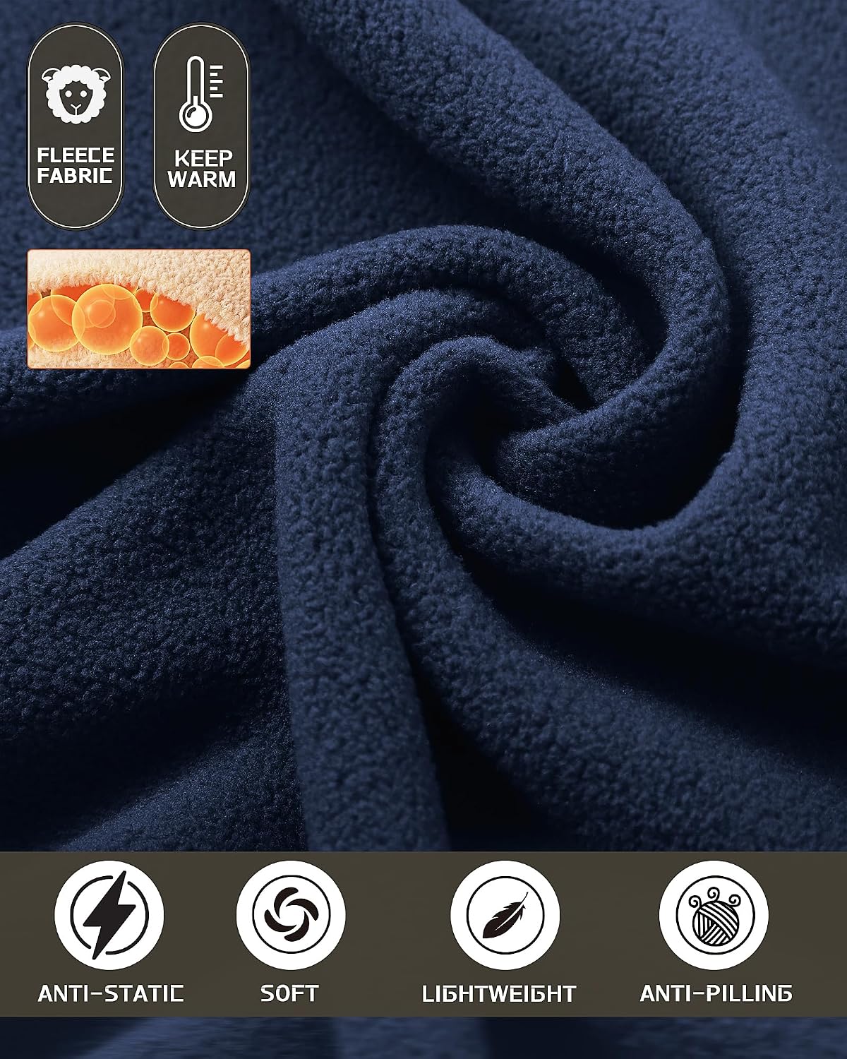 Detalle de 33,000ft Herren Fleecejacke