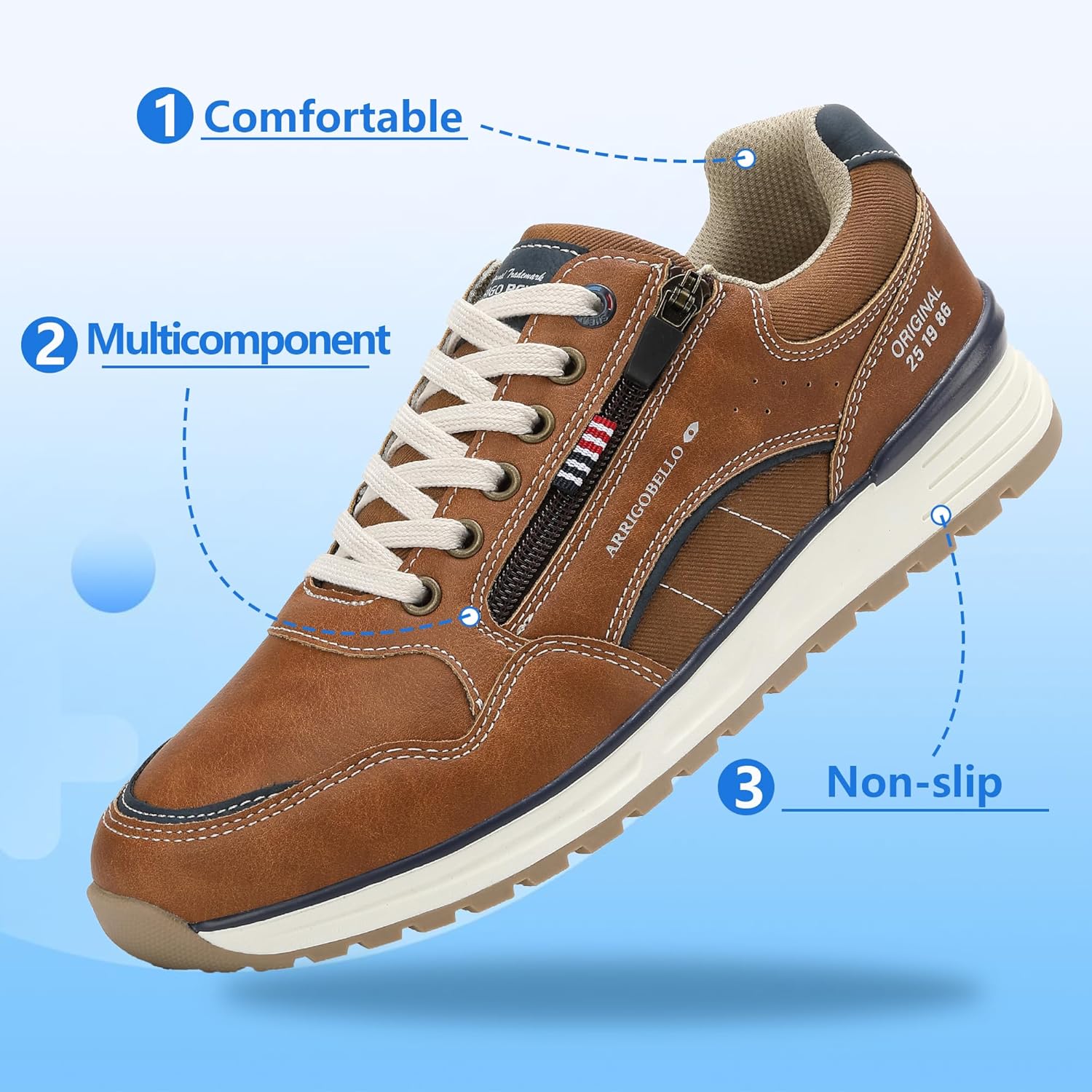 Thumbnail 4 de Arrigo Bello Sneakers Uomo Trekking, palestra e viaggio (suola antiscivolo) taglia 41-46