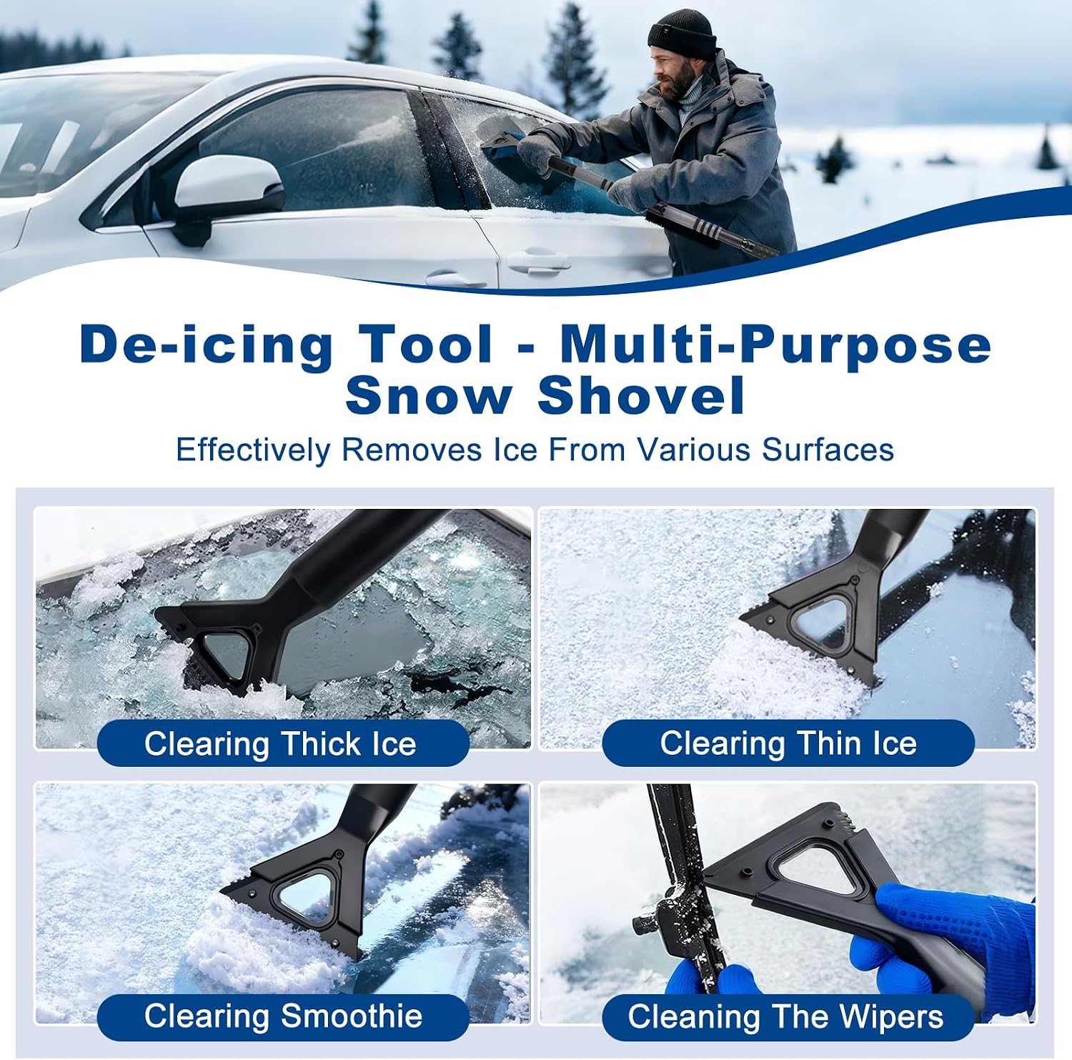 Detalle de Snow Brush and Ice Scraper 72-inch
