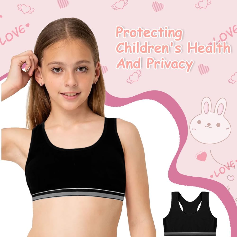Thumbnail 3 de flintronic Reggiseno Sportivo Bambine 4 pezzi