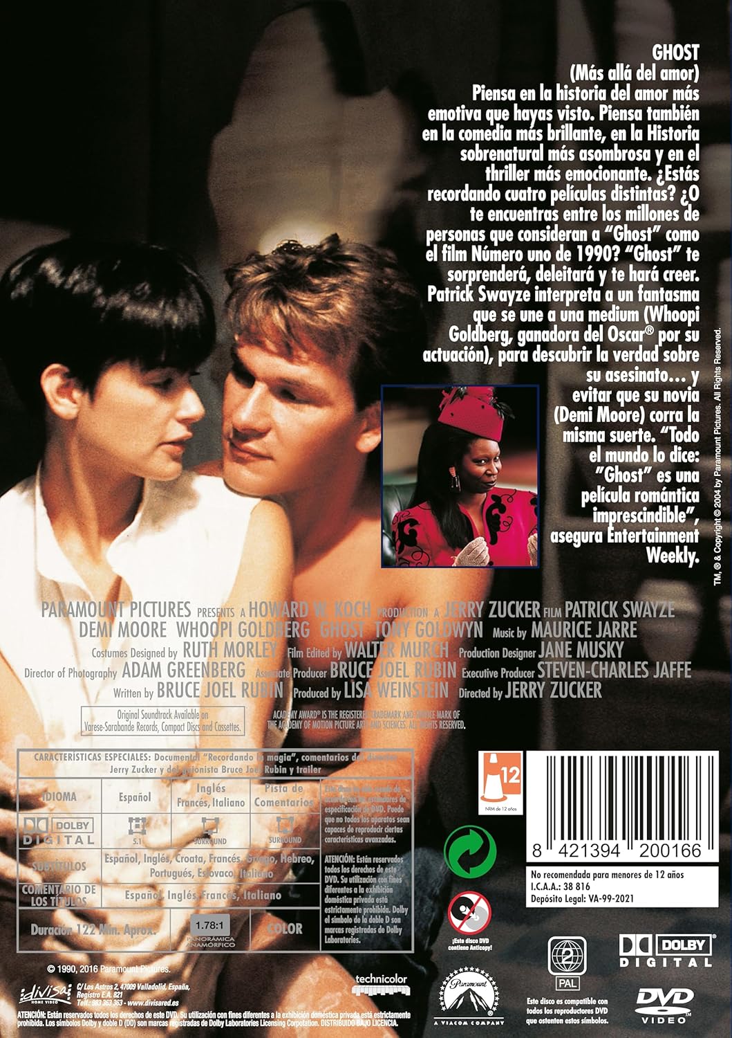 Detalle de Divisa HV Ghost DVD