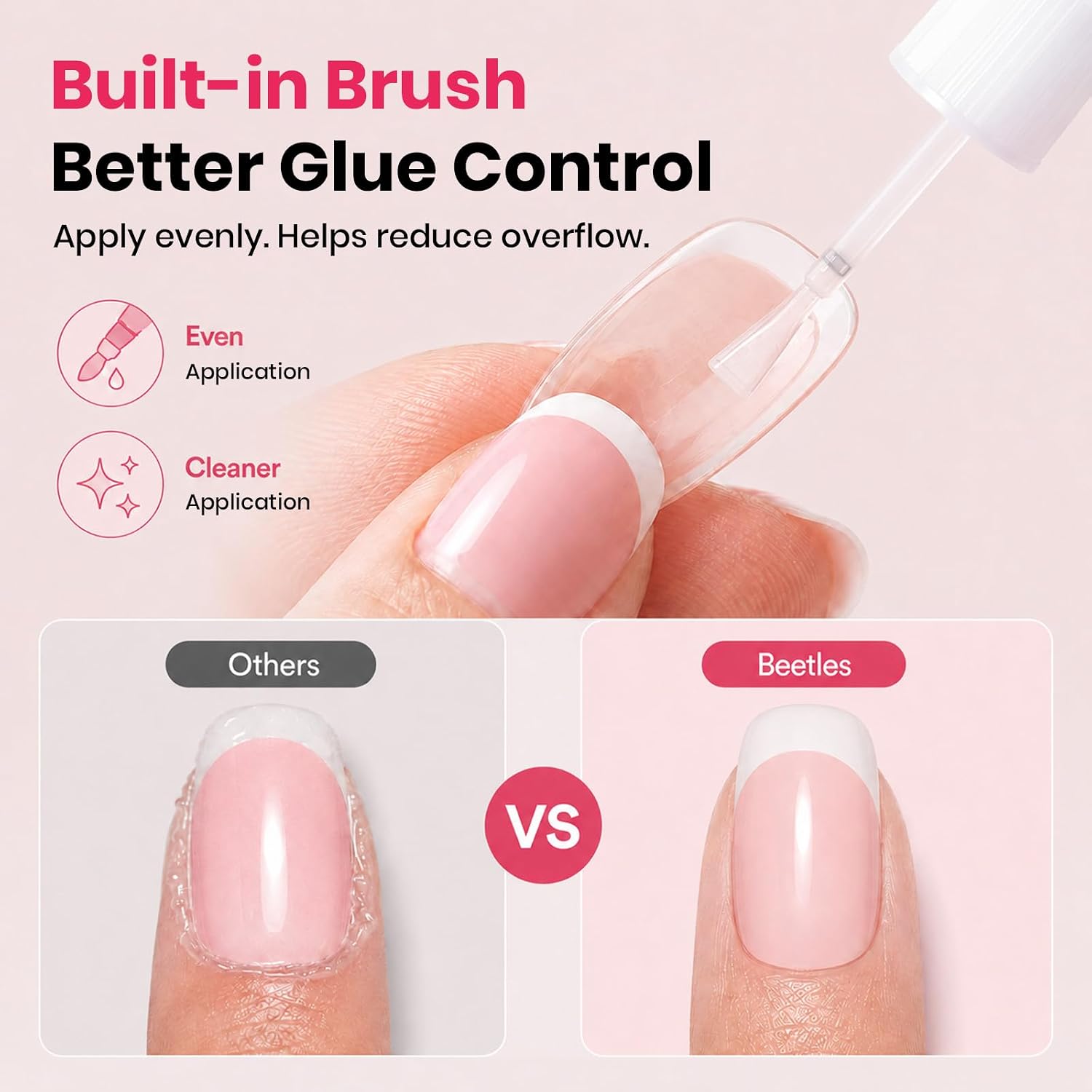 Thumbnail 5 de Beetles Press On Nail Glue Quick-Drying 10ml