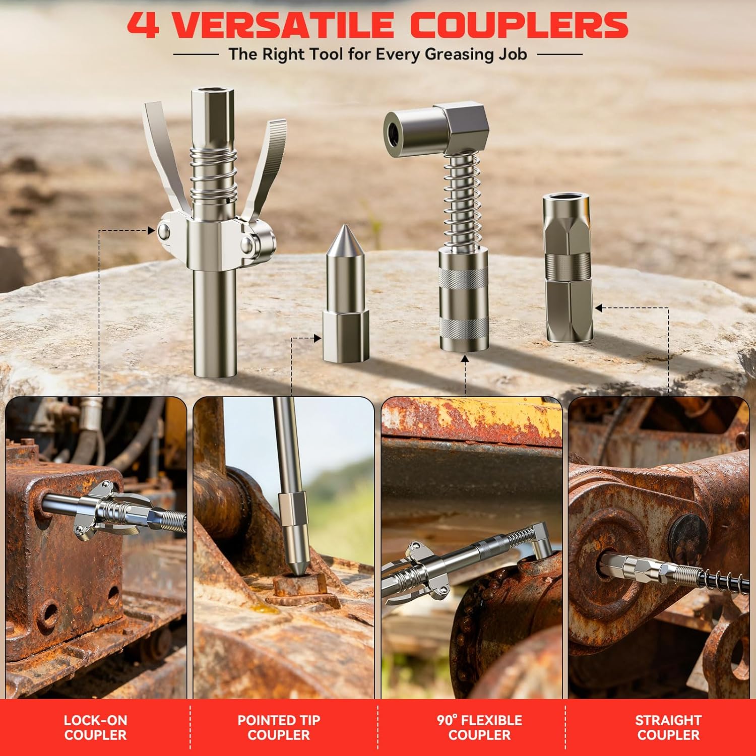 Thumbnail 6 de DIYtoolifz Cordless Grease Gun (Tool Only) for Milwaukee 18V Battery, 12000 PSI