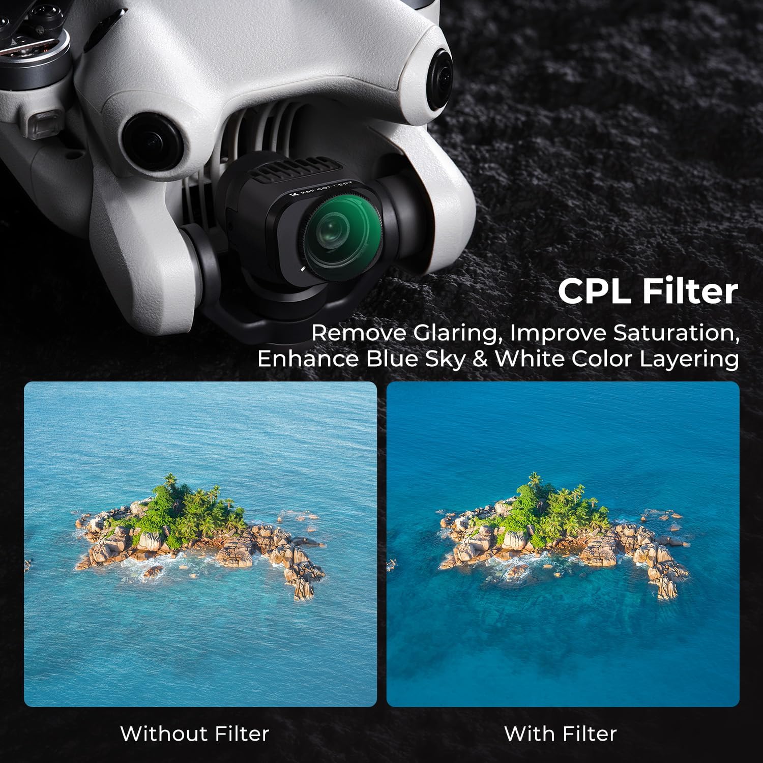 Thumbnail 2 de K&F Concept Mini 4 PRO Filtri Kit per DJI Mini 4 Pro – CPL e ND multipack