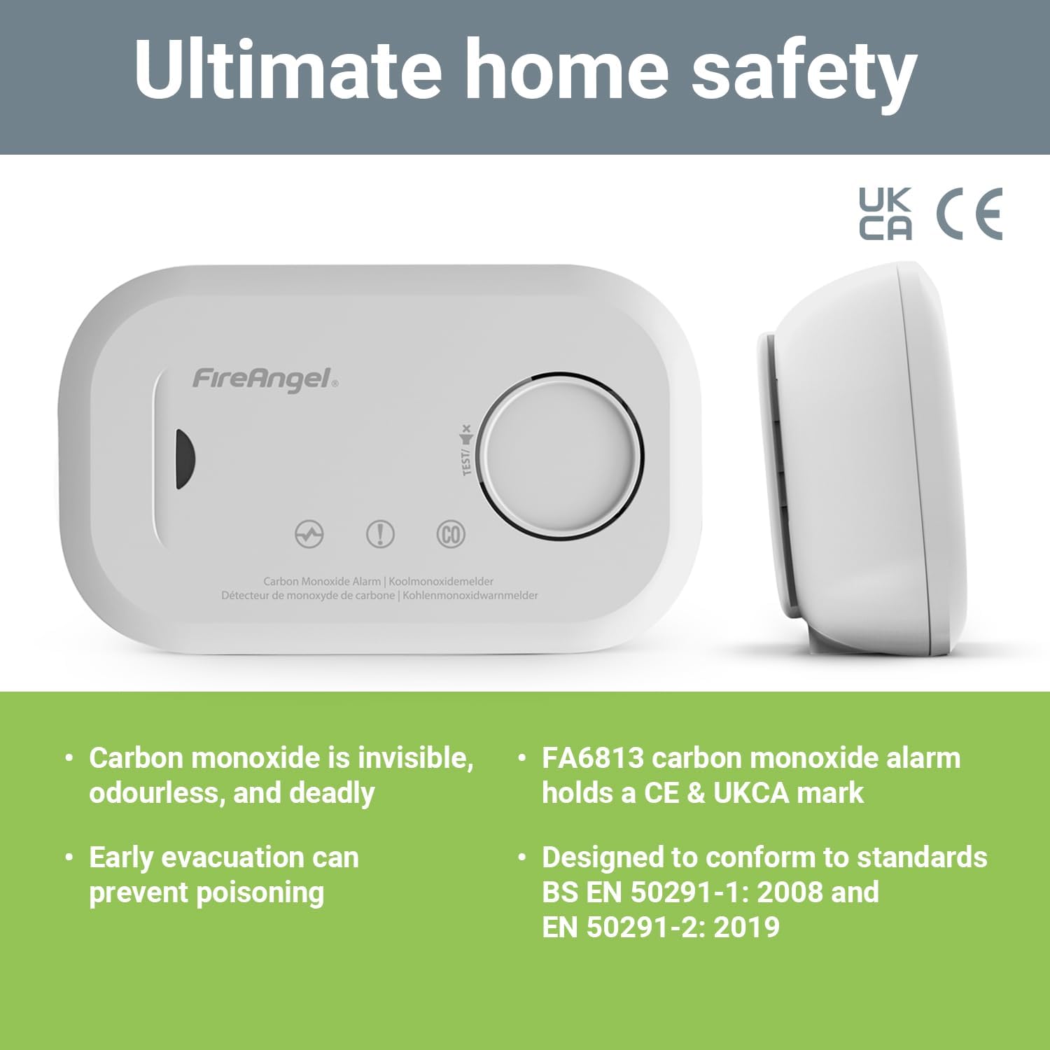 Thumbnail 2 de FireAngel FA6813 Carbon Monoxide Alarm