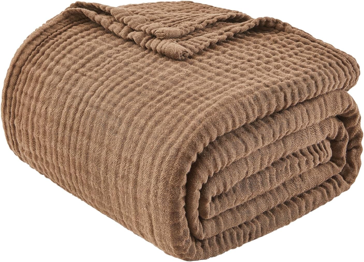 Thumbnail 6 de EMME Cotton Throw Blanket, 100% Muslin, 150 x 200cm – Breathable, Soft and Lightweight