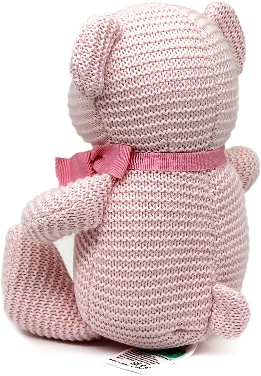 Thumbnail 2 de FLUFFYFUN 100% Organic Cotton Pink Teddy Bear (6.5") – soft toy for newborns (0+ months)