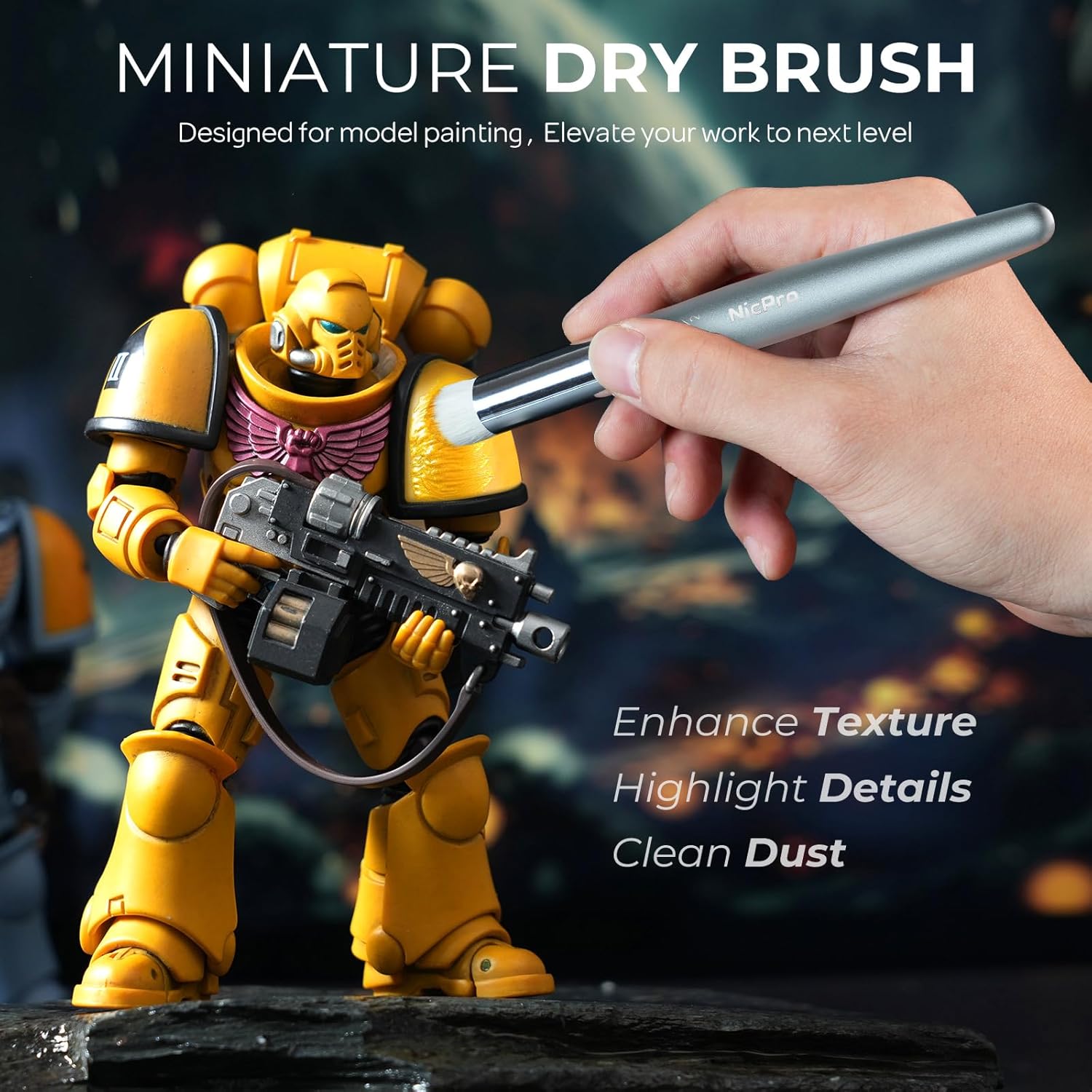 Thumbnail 1 de Nicpro 20 pièces pinceaux pour maquettes 🎨